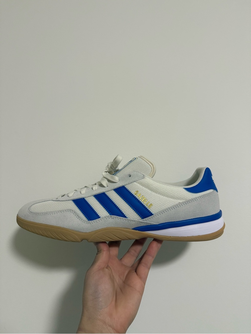 adidas Men’s Retro Court Sneakers in White and Blue